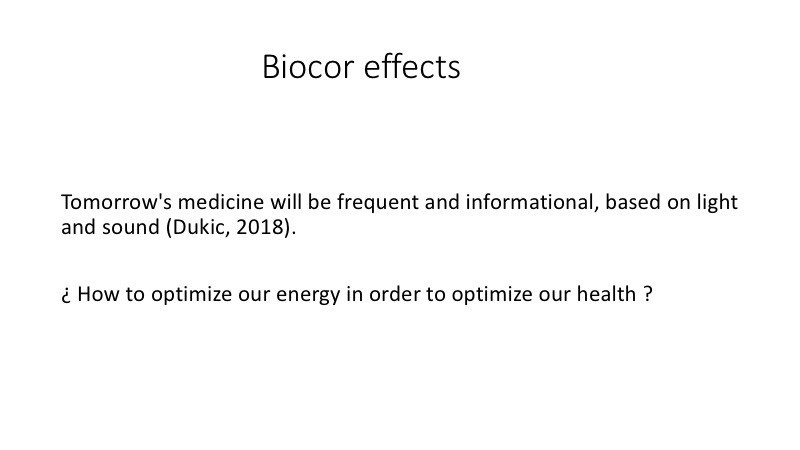 GDV Biocor effect